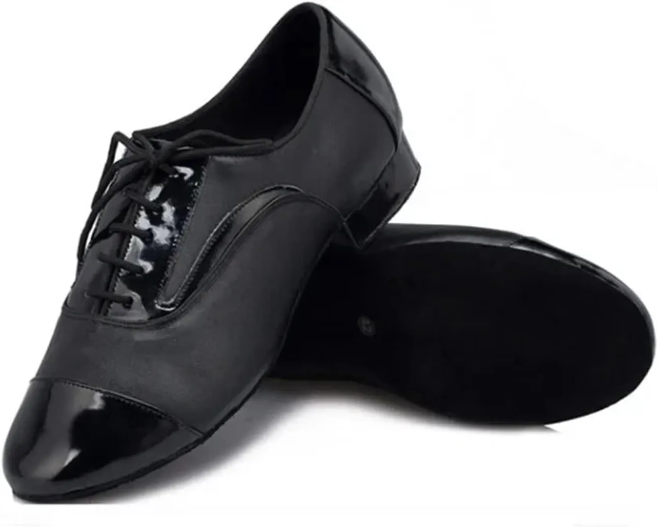 Men's Latin Dance Shoes Latin Dance Shoes Men's Leather Dance Shoes Adult Outdoor Samba Cha Cha Tango Salsa Dance Shoes