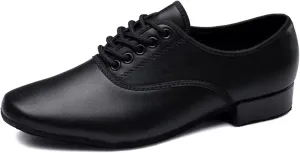 Men's Latin Dance Shoes Salsa Dance Shoes Men Latin Dance Shoes Genuine Leather Soft Sole Men's Tango Ballroom Modern Dancing Shoes