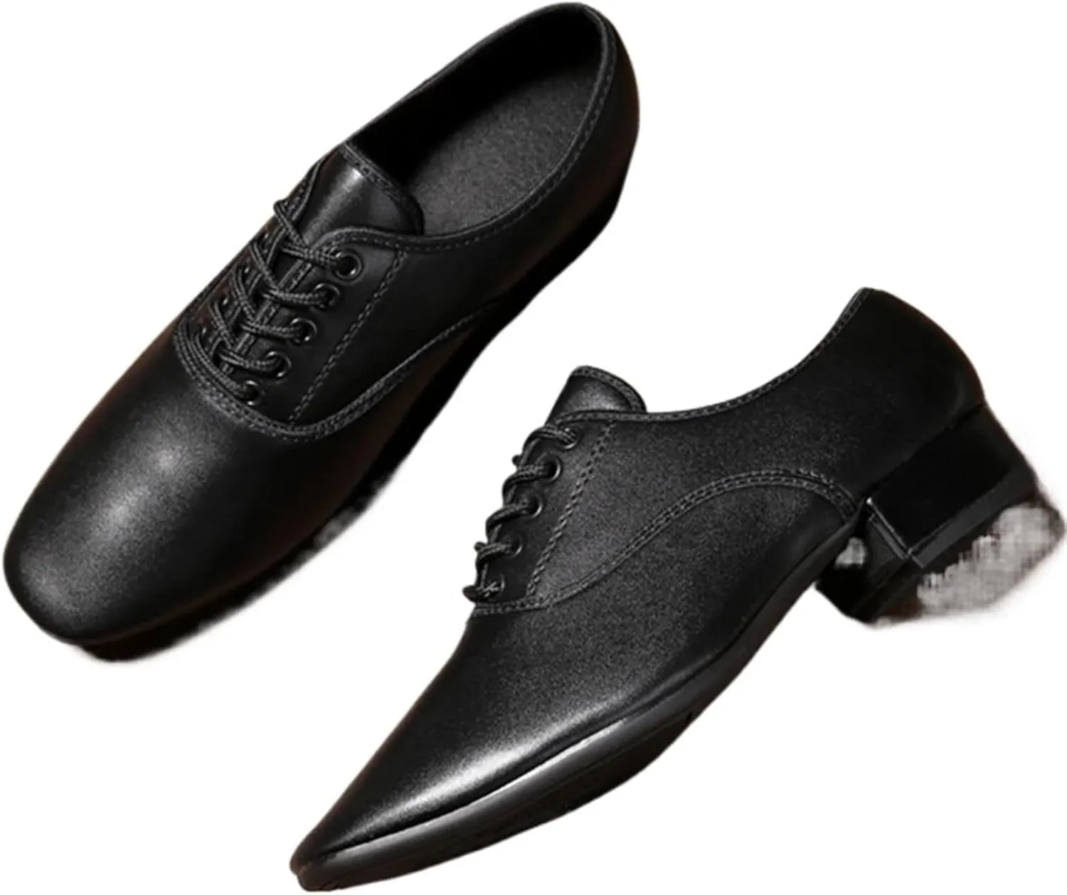 Men's Latin Dance Shoes Salsa Dance Shoes Men Latin Dance Shoes Genuine Leather Soft Sole Men's Tango Ballroom Modern Dancing Shoes
