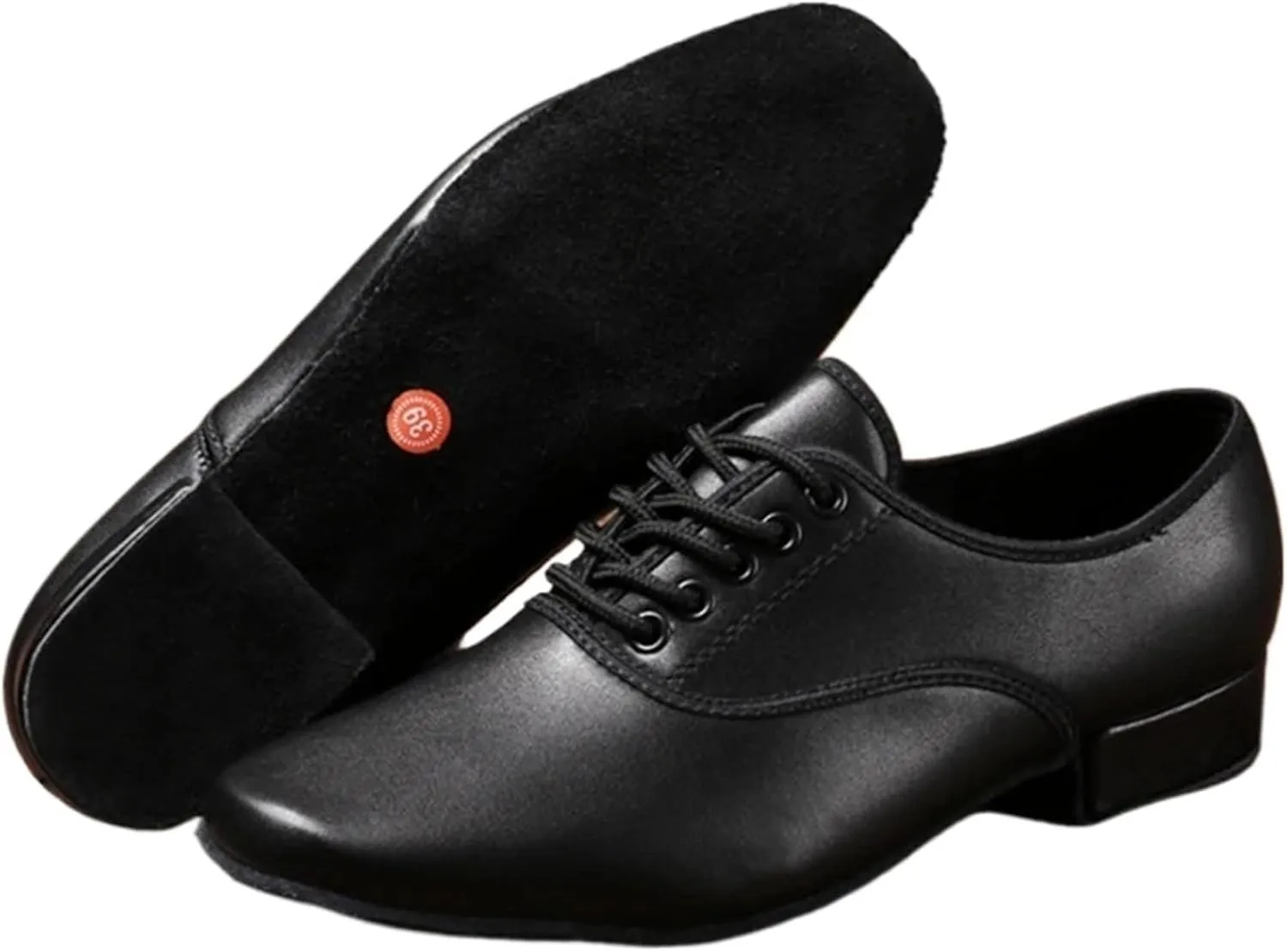 Men's Latin Dance Shoes Salsa Dance Shoes Men Latin Dance Shoes Genuine Leather Soft Sole Men's Tango Ballroom Modern Dancing Shoes