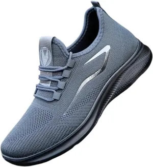 Men's Lightweight Sneakers - Breathable Athletic Shoes - Running Basketball Workout Gym