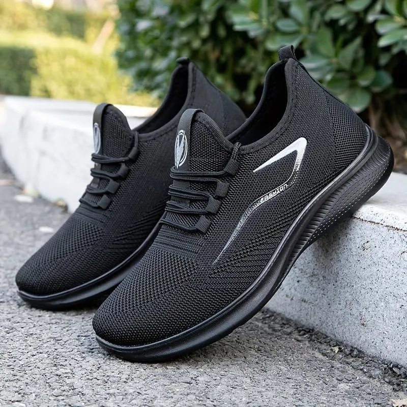 Men's Lightweight Sneakers - Breathable Athletic Shoes - Running Basketball Workout Gym