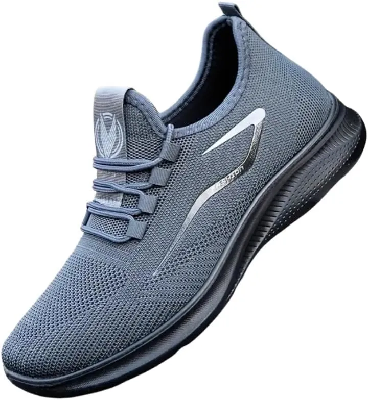 Men's Lightweight Sneakers - Breathable Athletic Shoes - Running Basketball Workout Gym