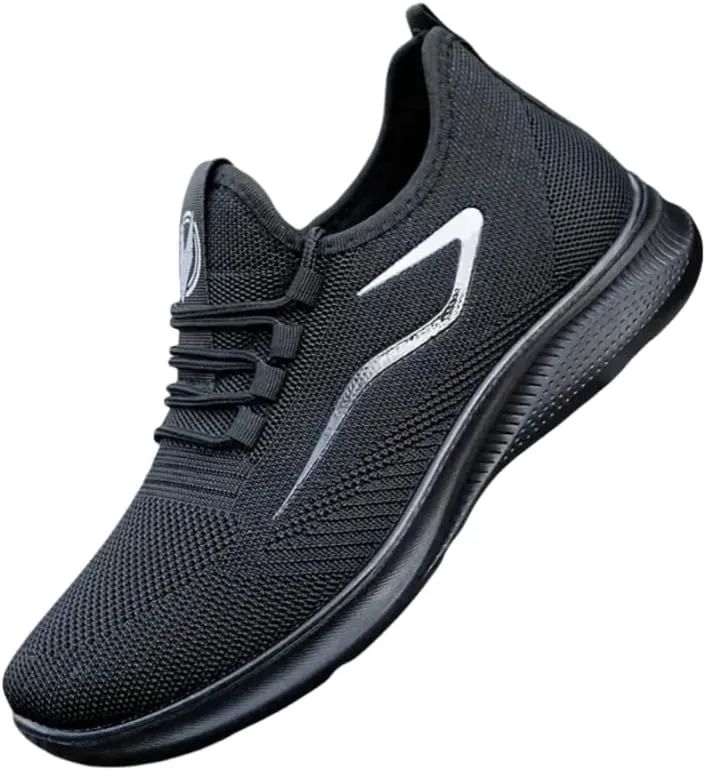 Men's Lightweight Sneakers - Breathable Athletic Shoes - Running Basketball Workout Gym