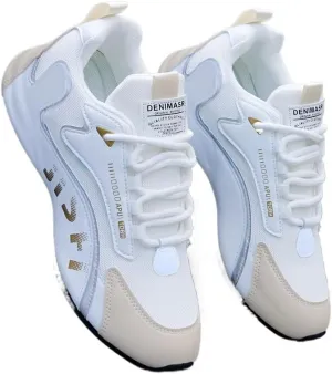 Men's Trendy Sneakers, Comfy Non Slip Casual Soft Sole Shoes for Men's Outdoor Activities