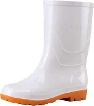 Mid Calf Rain Boots Women Women's Rain Boots Waterproof Short Garden Boots Non Slip Rain Shoes for Outdoor Gardening