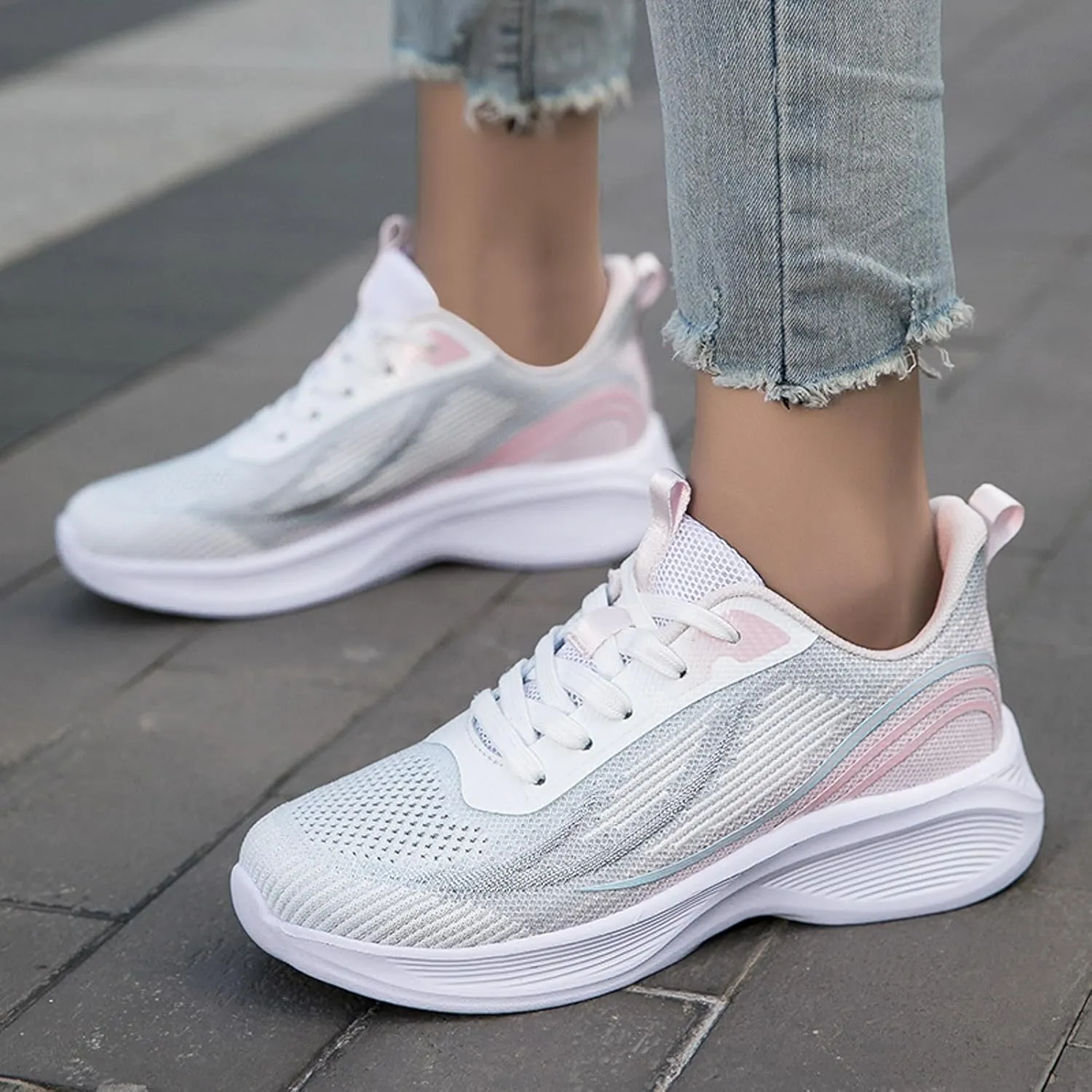 Shoes Women Dressy Sneakers for Women Non Slip Gym Workout Shoes Womens Casual Sneakers Waterproof Shoes for Women