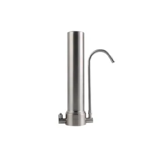 Single Stage Countertop Water Filter Stainless 10" DIY Ceramic Filtration System