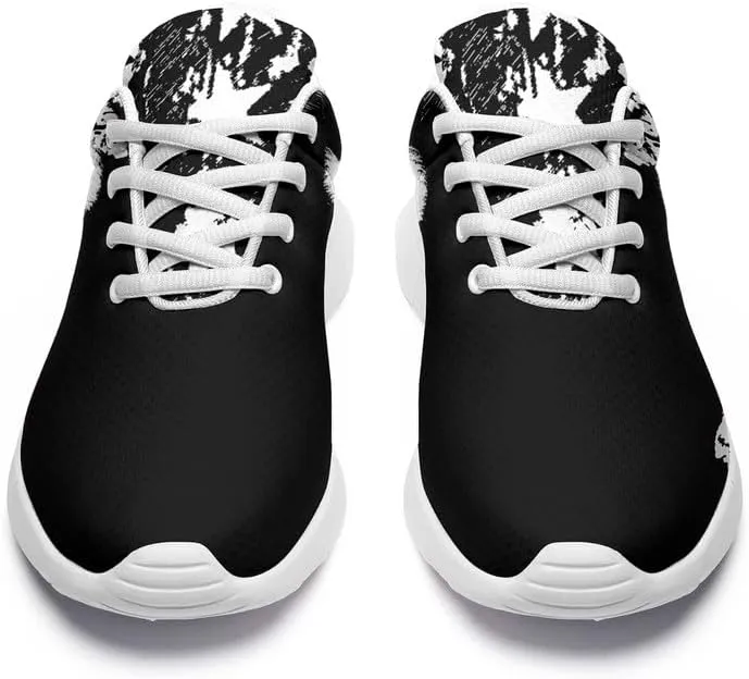 Skull Running Shoes for Women Men Mesh Breathable Comfort Walking Sneaker Sports Athletic Halloween Shoes