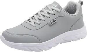 Sneakers for Men Waterproof Walking Shoes Comfortable Lightweight Casual Sports Shoes Lace Up Fashion Running Shoes