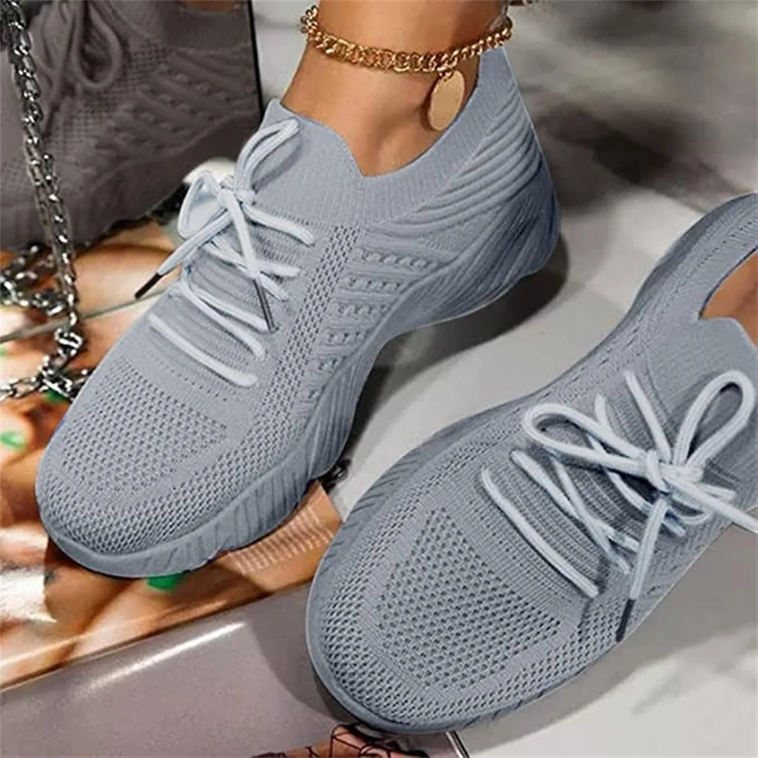 Sneakers For Women Trendy 2025 Walking Shoes Comfort Light Weight Casual Athletic Gym Tennis Running Slip On Sneakers