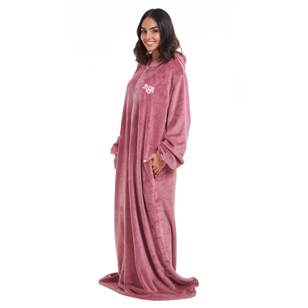 Snuggs Monk Wearable Blanket Dark Cashmere