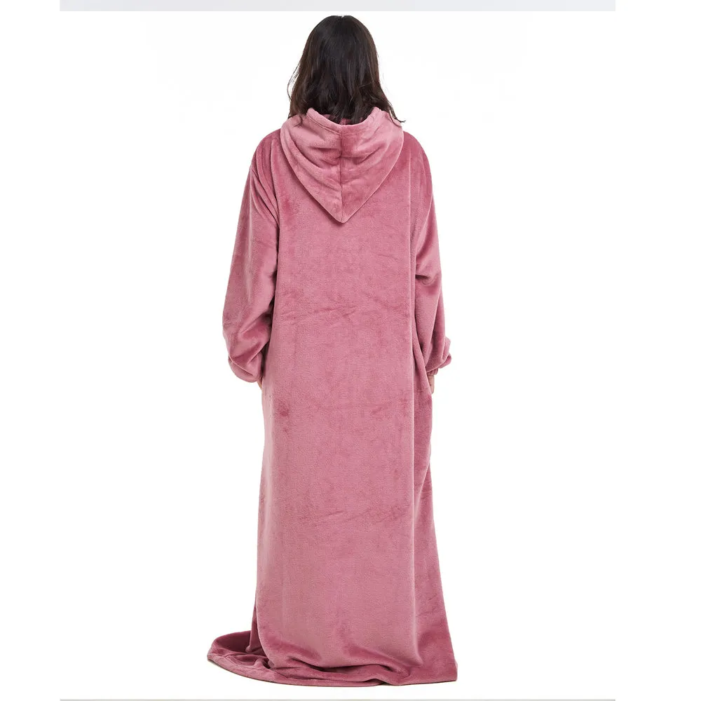 Snuggs Monk Wearable Blanket Dark Cashmere
