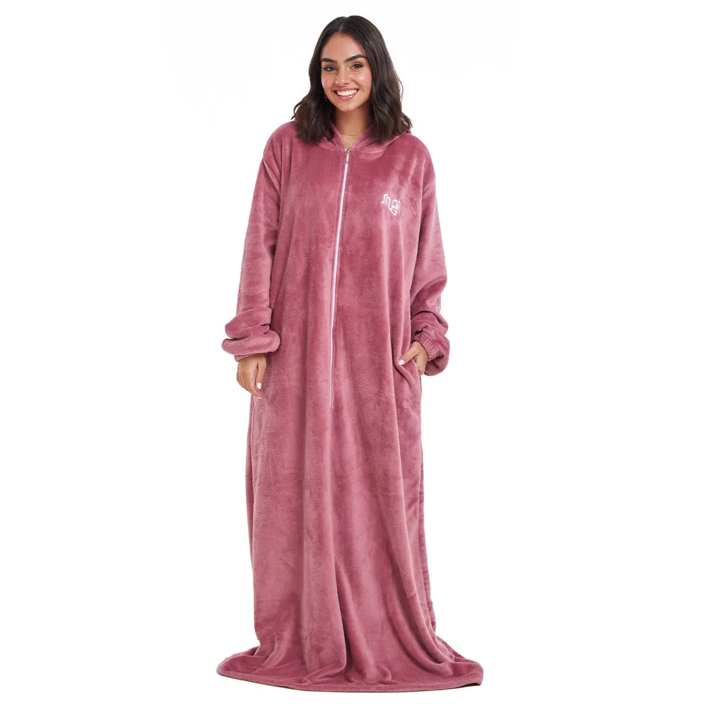 Snuggs Monk Wearable Blanket Dark Cashmere