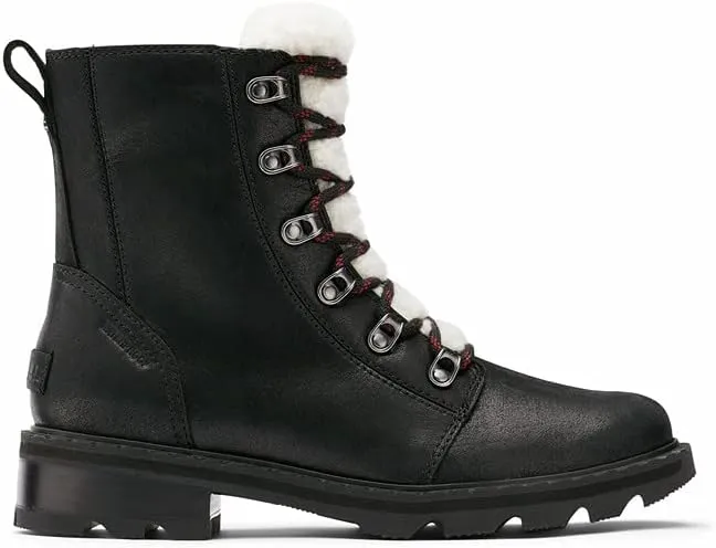 Sorel Women's Lennox Lace Cozy Rain Boot  Waterproof Suede Boots