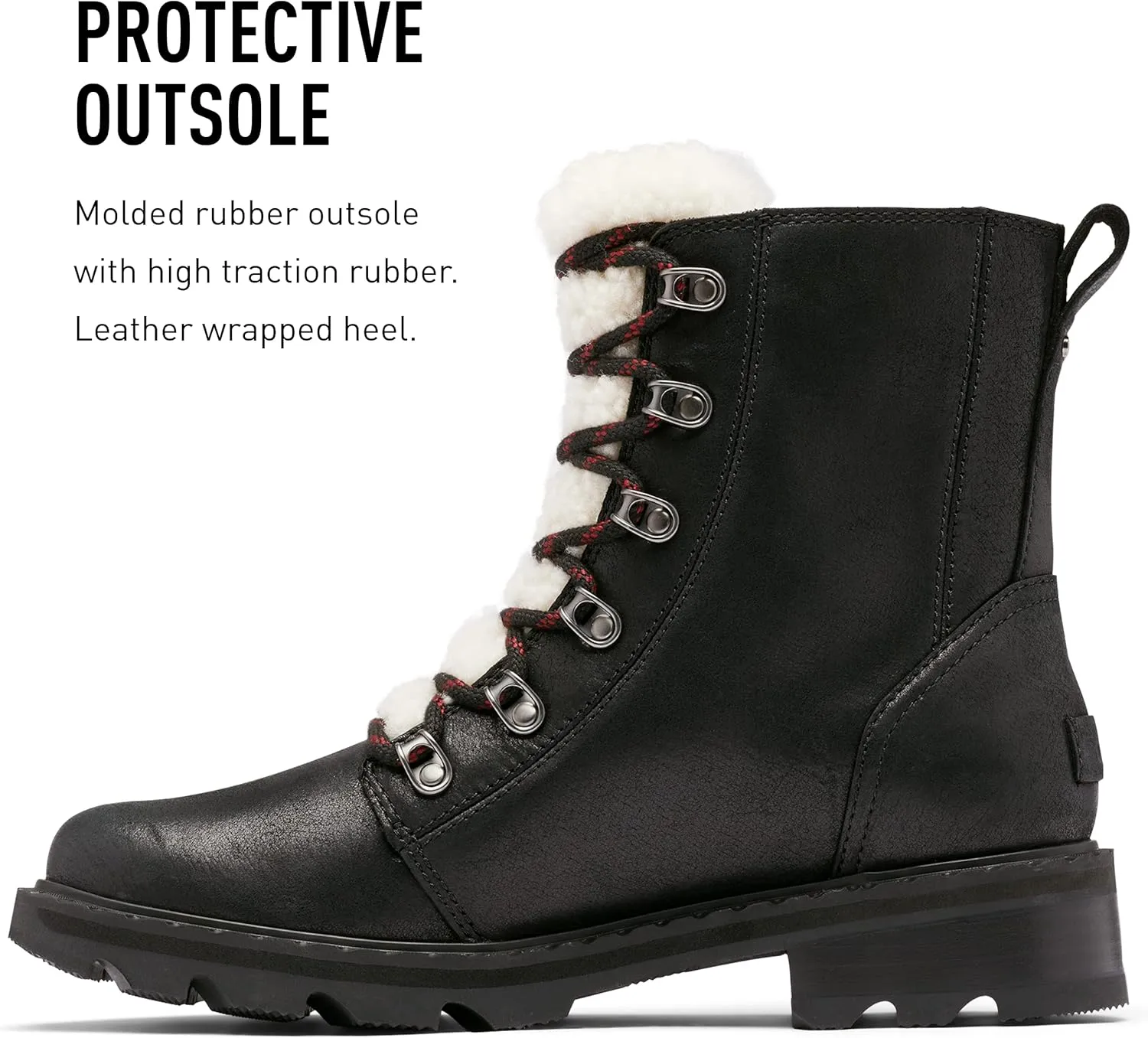 Sorel Women's Lennox Lace Cozy Rain Boot  Waterproof Suede Boots