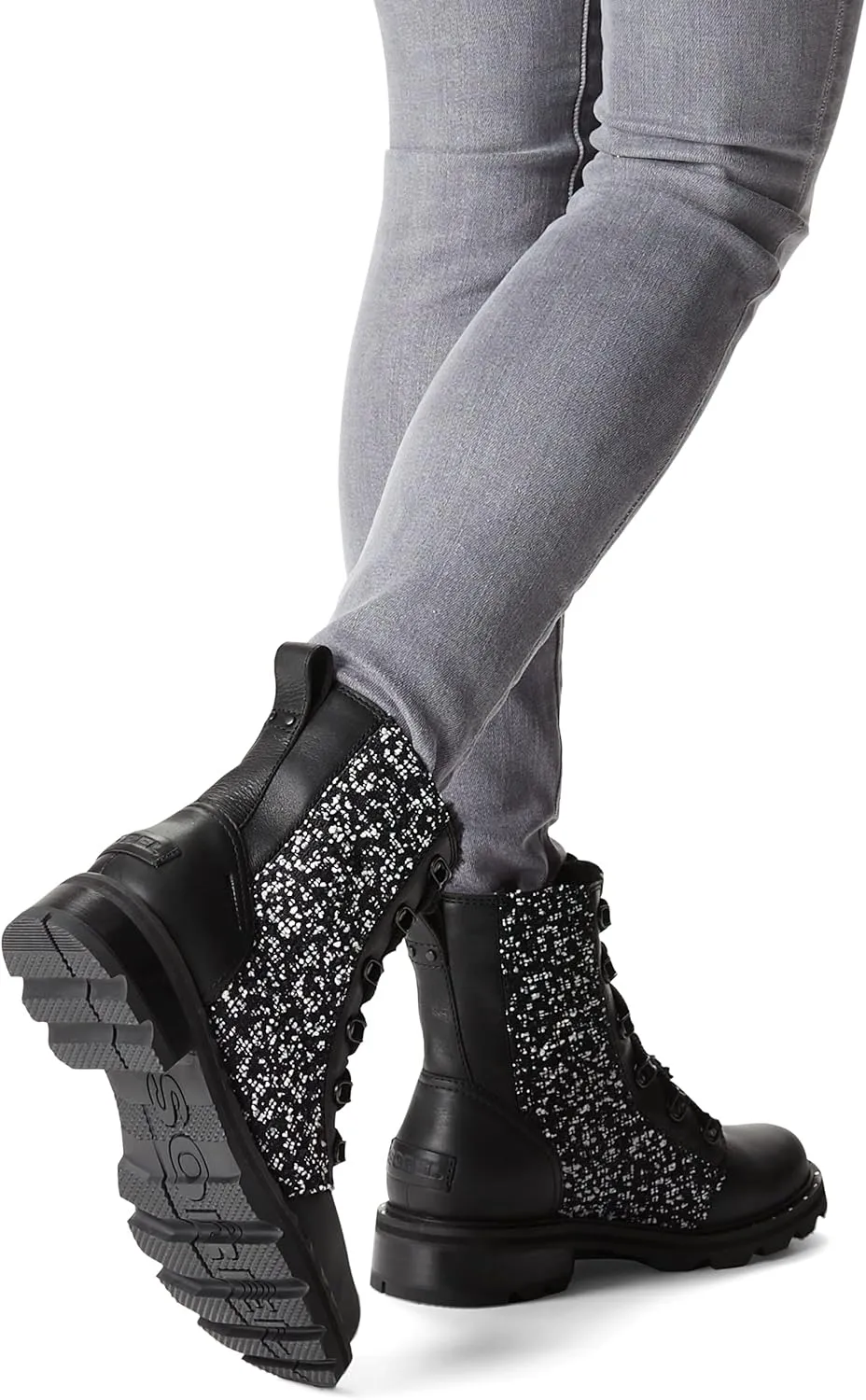 Sorel Women's Lennox Lace Cozy Rain Boot  Waterproof Suede Boots