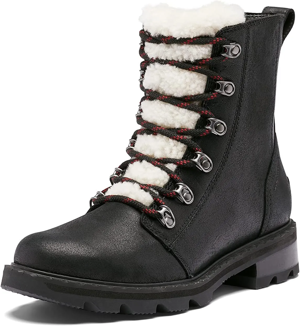 Sorel Women's Lennox Lace Cozy Rain Boot  Waterproof Suede Boots