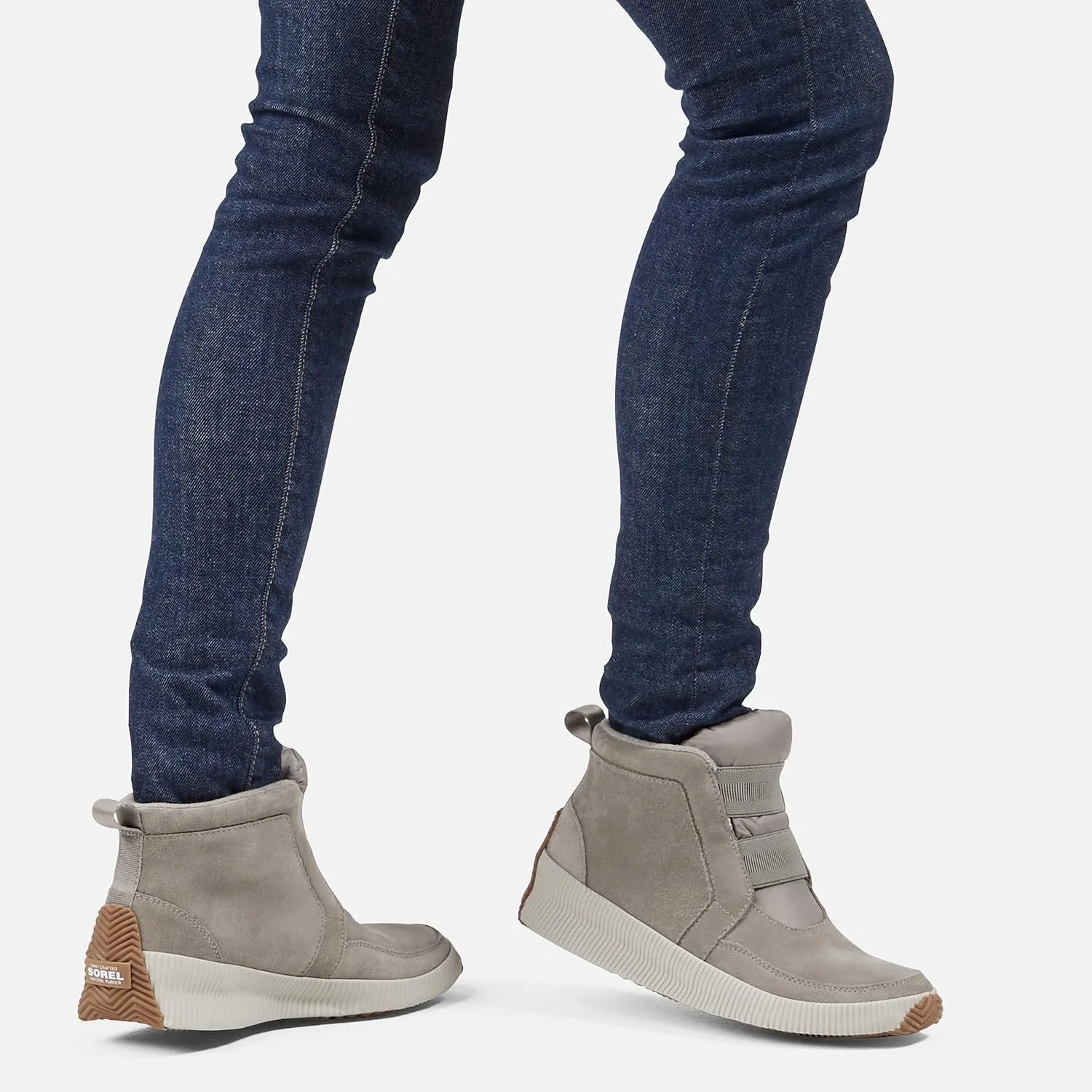 Sorel Women's Out 'N About Plus Mid Boot  Waterproof Leather Rain Boots