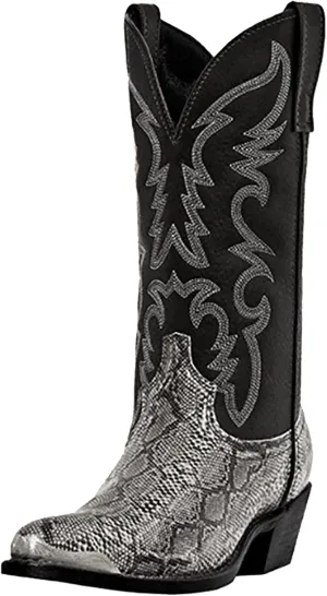 Traditional Country Boots For Men Pull On Steel Toe Boots Work Boots For Men Western Pointed Toe Cowboy Boots