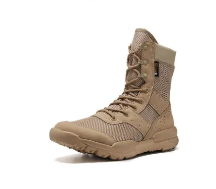 Ultralight and breathable combat boots