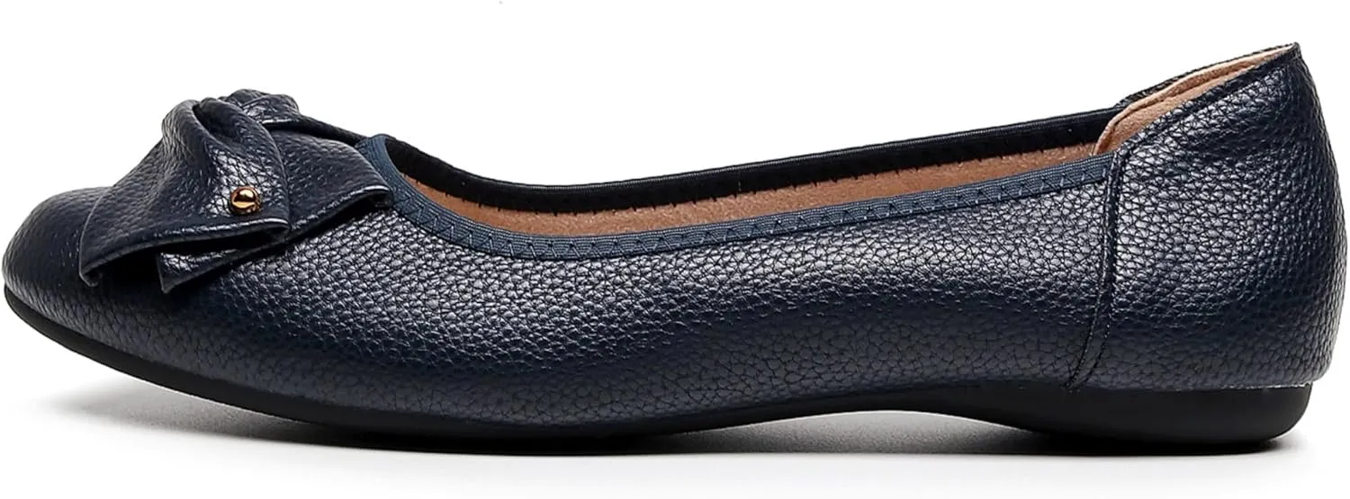VenusCelia Women's Bows Dance Flats Shoes