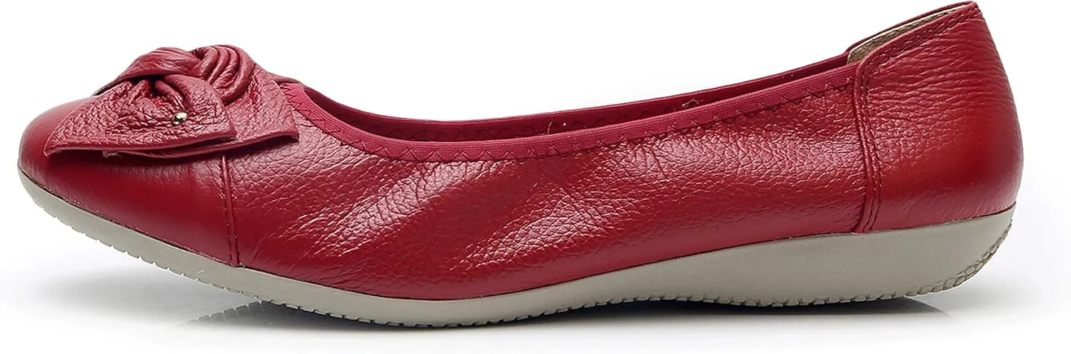 VenusCelia Women's Bows Dance Flats Shoes