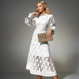 Vivienne  Long Patchwork Dress