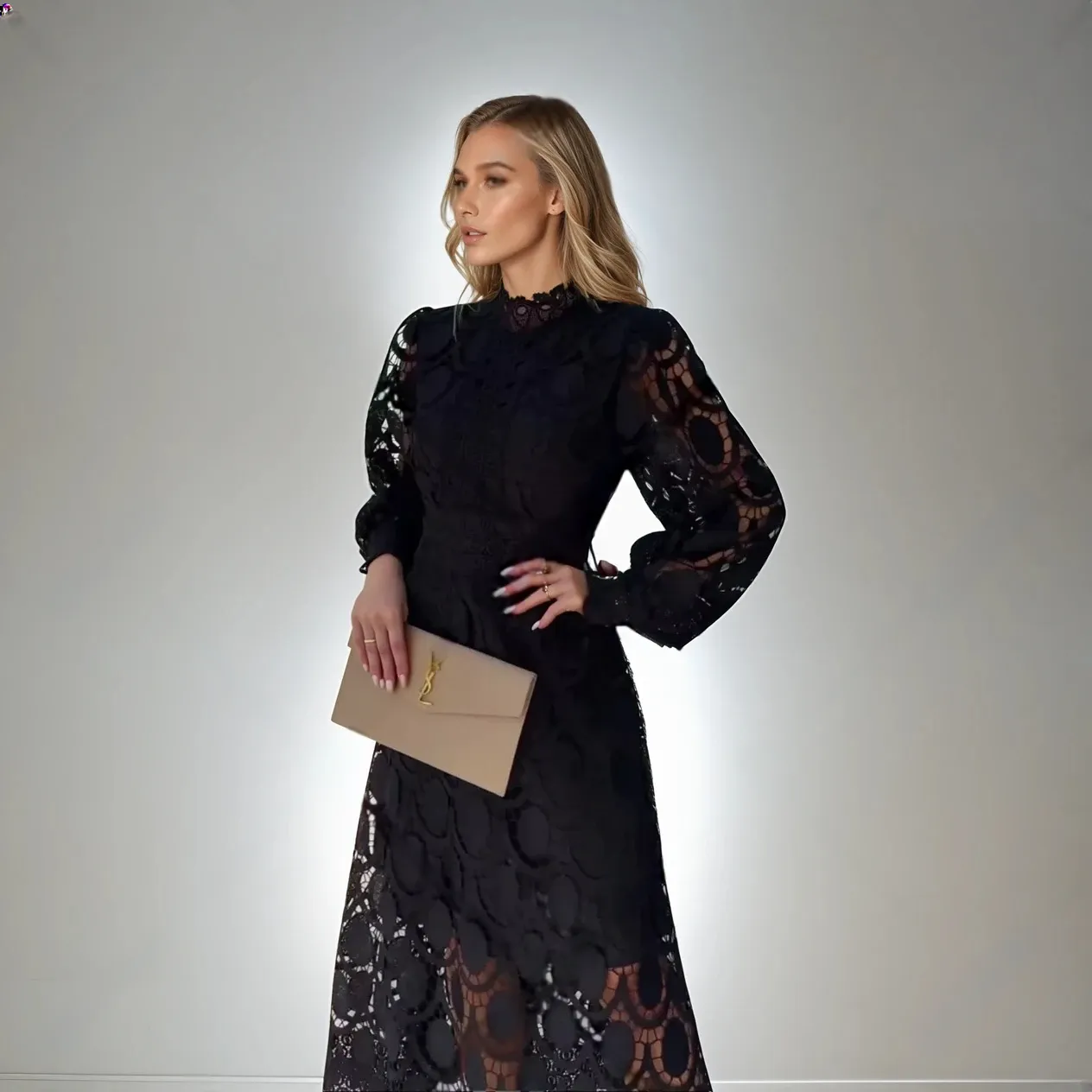 Vivienne  Long Patchwork Dress