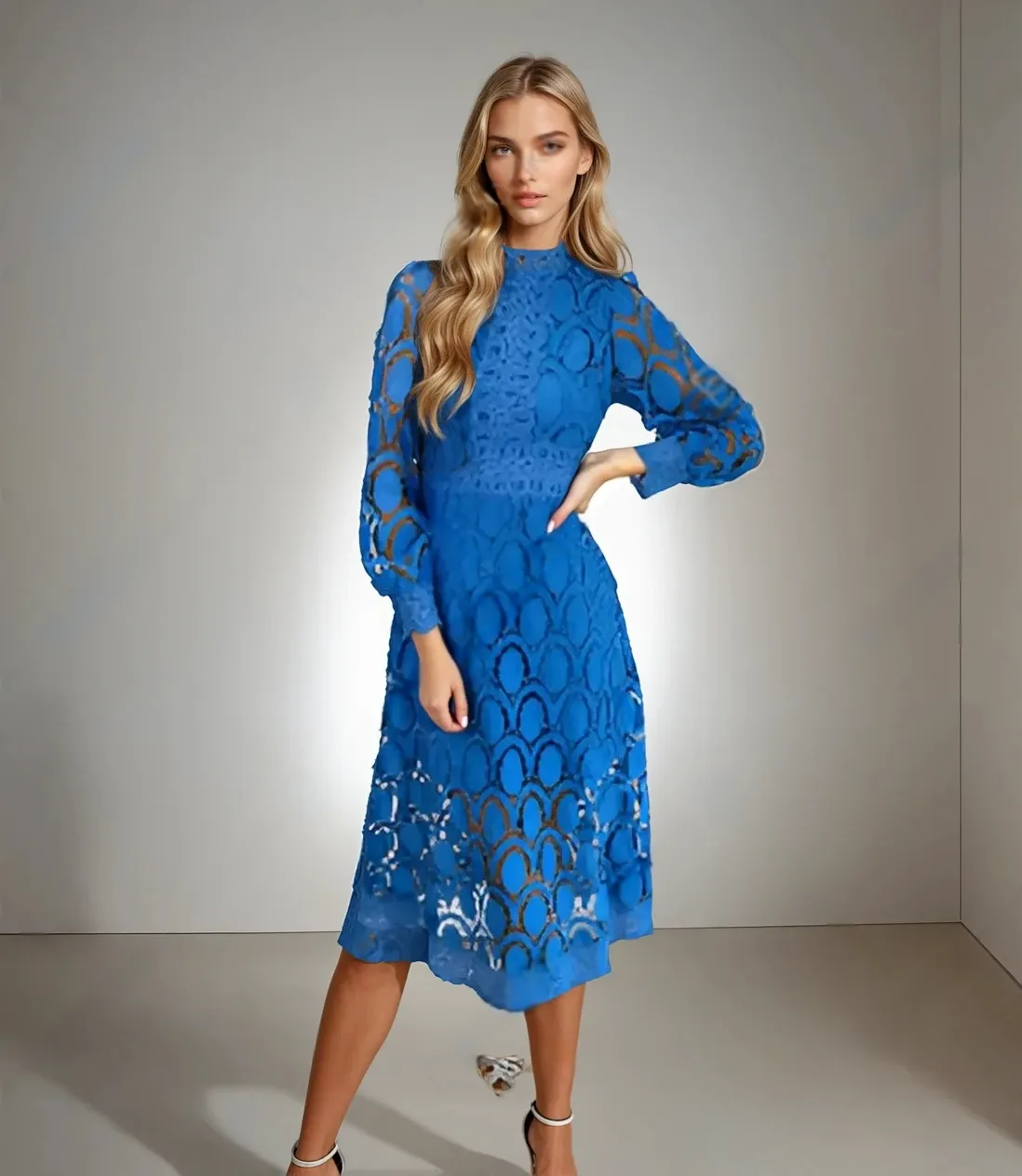 Vivienne  Long Patchwork Dress