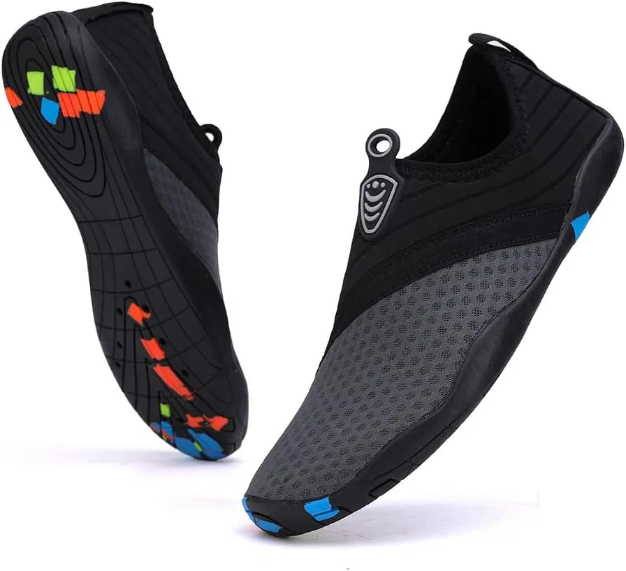 Vsufim Quick-Dry Water Sports Barefoot Shoes Aqua Socks for Swim Beach Pool Surf Yoga for Women Men