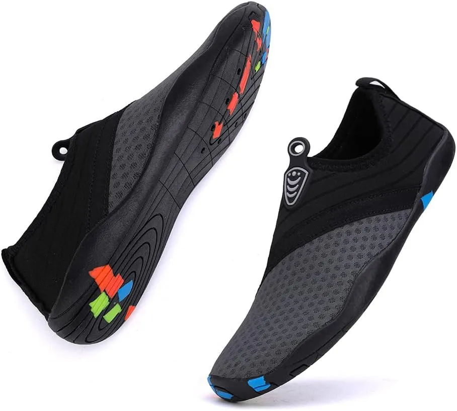 Vsufim Quick-Dry Water Sports Barefoot Shoes Aqua Socks for Swim Beach Pool Surf Yoga for Women Men