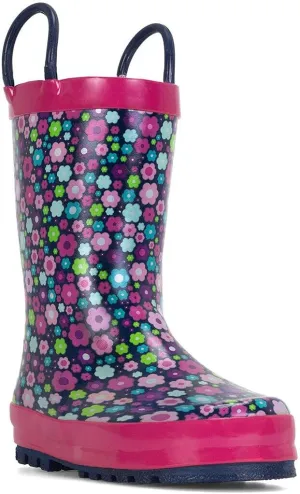 Western Chief Girl's Blossom Blast Waterproof Rain Boot