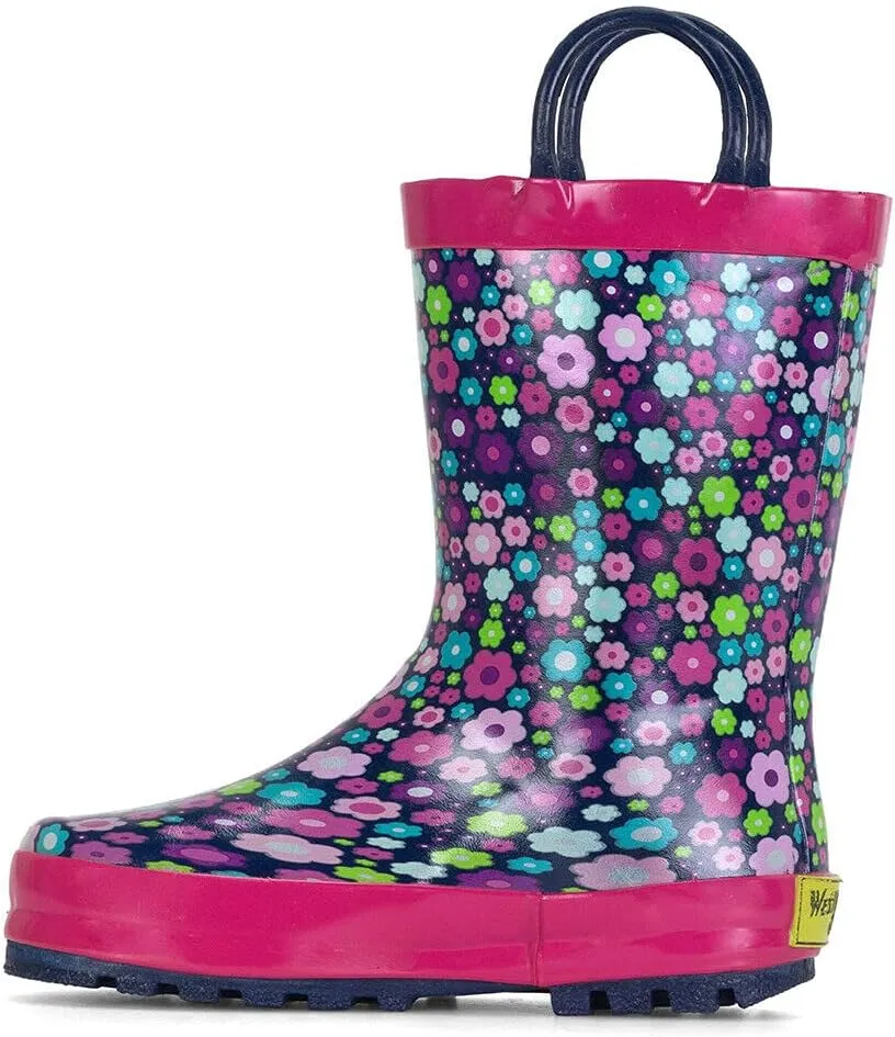 Western Chief Girl's Blossom Blast Waterproof Rain Boot