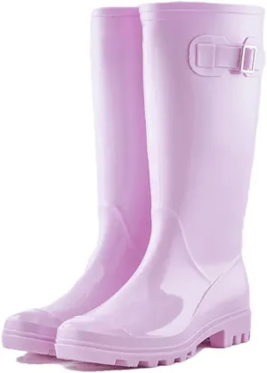 Women Ankle Rain Boots Jelly Rain Wedge Rain solid Color Waterproof Rubber Boots