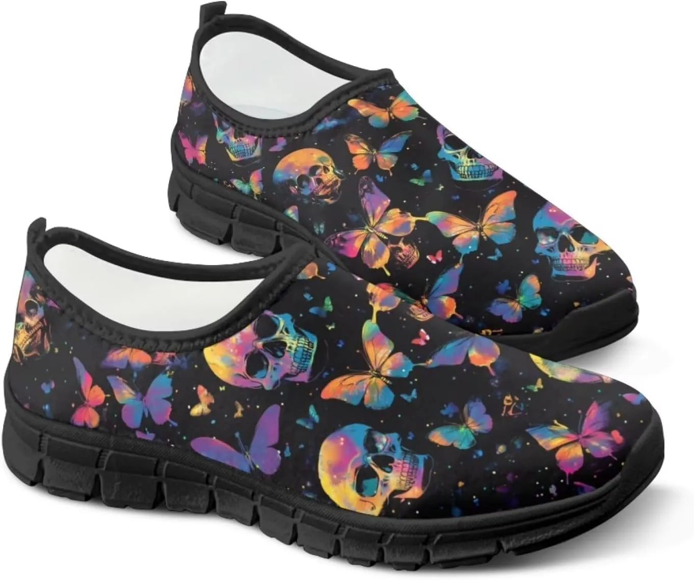 Women Slip On Sneakers Trendy Casual Shoes Womens Non Slip Walking Shoes