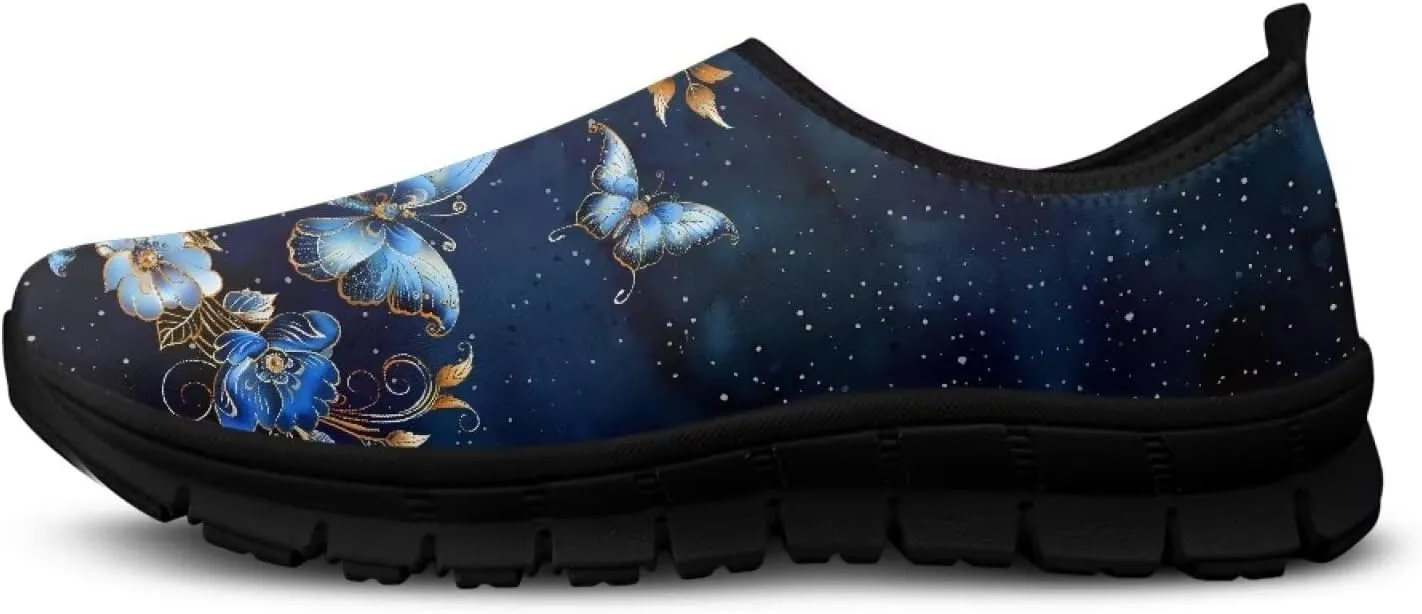 Women Slip On Sneakers Trendy Casual Shoes Womens Non Slip Walking Shoes