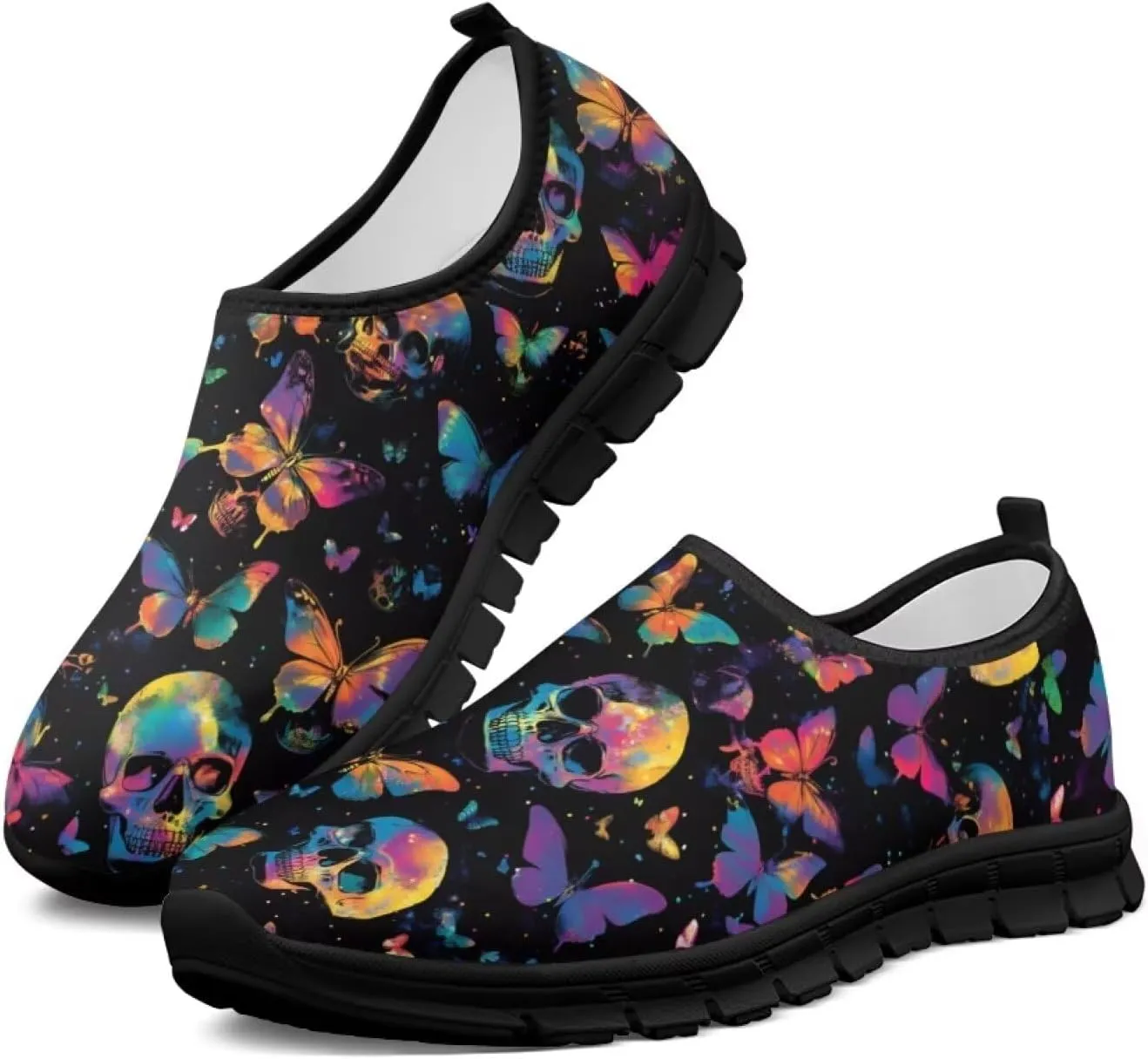 Women Slip On Sneakers Trendy Casual Shoes Womens Non Slip Walking Shoes