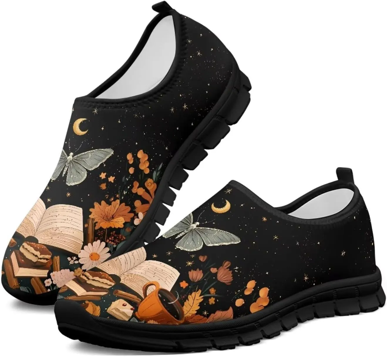 Women Slip On Sneakers Trendy Casual Shoes Womens Non Slip Walking Shoes