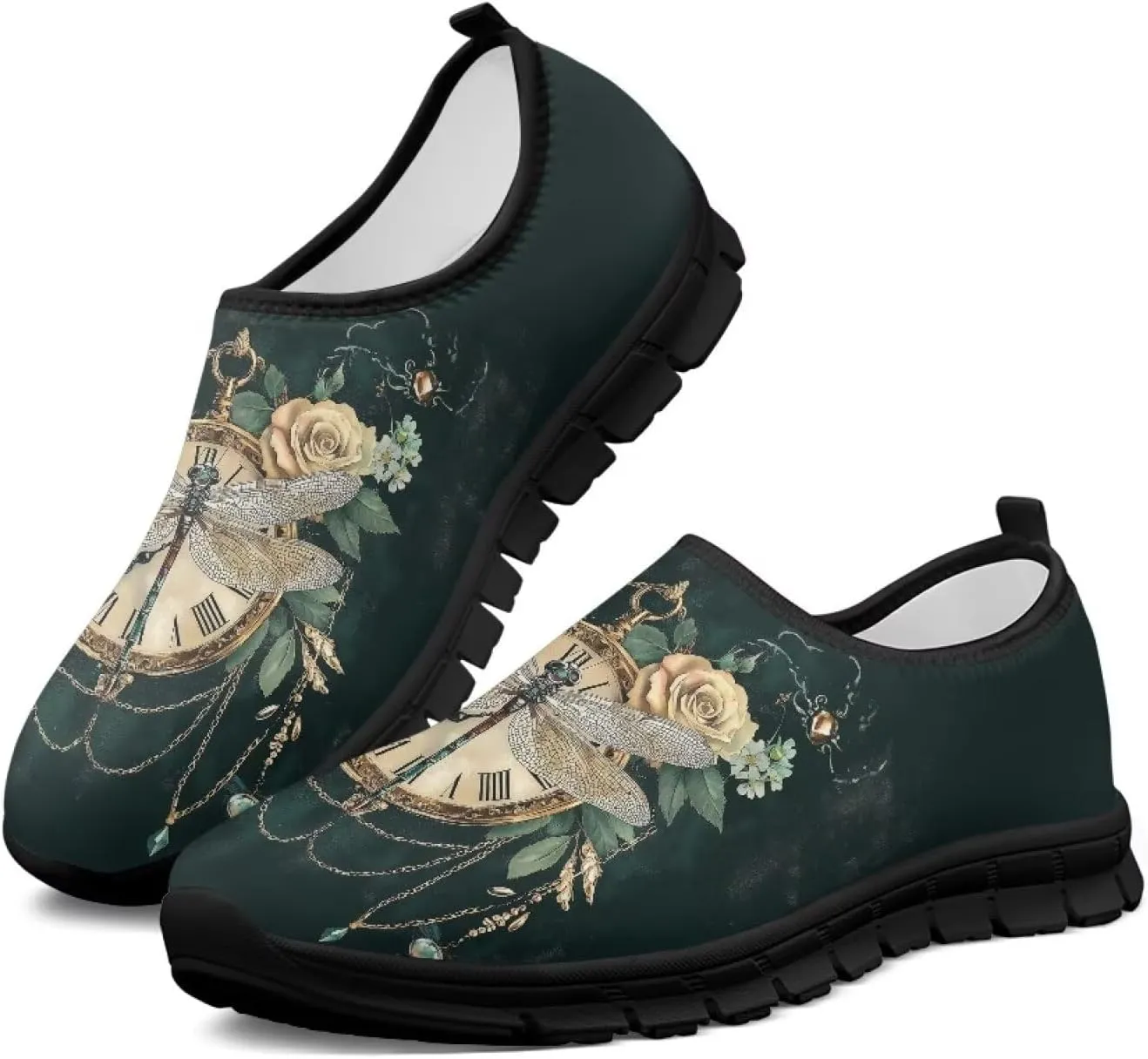 Women Slip On Sneakers Trendy Casual Shoes Womens Non Slip Walking Shoes