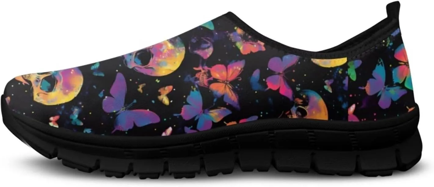 Women Slip On Sneakers Trendy Casual Shoes Womens Non Slip Walking Shoes