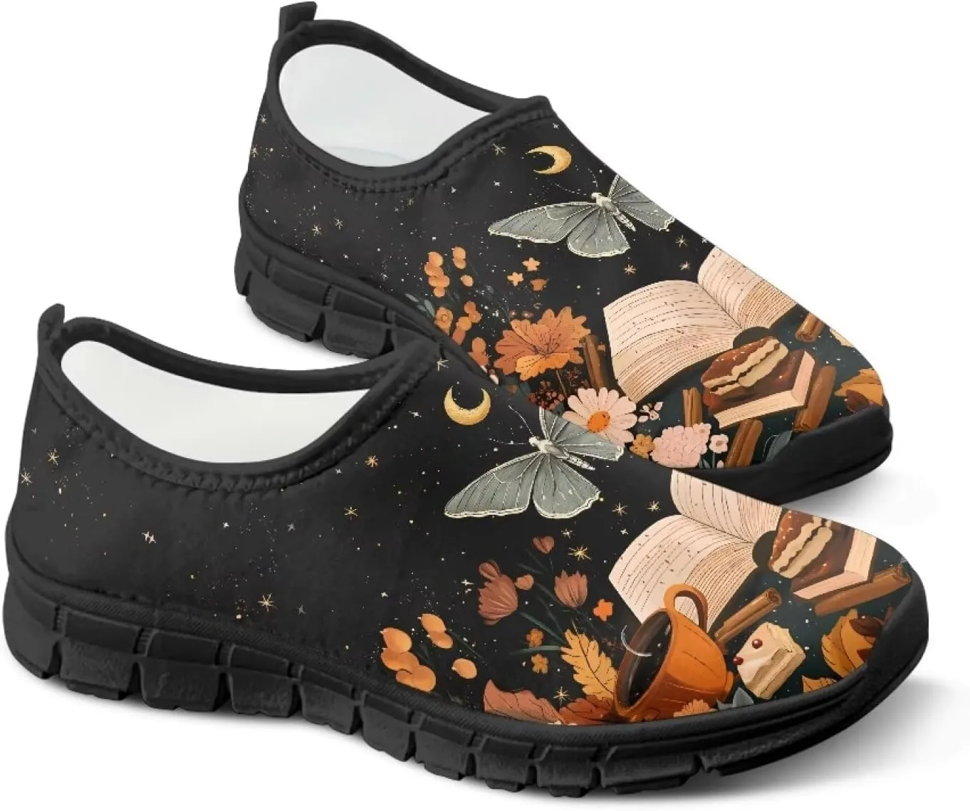Women Slip On Sneakers Trendy Casual Shoes Womens Non Slip Walking Shoes
