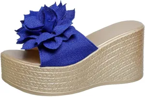Women Summer Platform Wedge Sandals Open Toe High Heel Beach Slippers Casual Dress Ankle Strap Flip Flops Vacation Travel Fashion Comfortable Slides