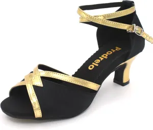 Women's Ballroom Dance Shoes Glitter Dancing Heels Salsa Latin Wedding Party Shoes
