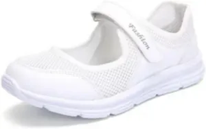 Women's Fashion Sneaker Mesh Slip On Black Non Slip Shoes for Women Comfortable Walking Shoes for Men Wide Width Black Platform Loafers Women Sock Sneakers Women