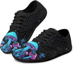 Women's Minimalist Barefoot Shoes Lightweight Mesh Sneakers Casual Walking Shoes Breathable Non-Slip Running Shoes Comfortable Low Top Footwear Work Flats