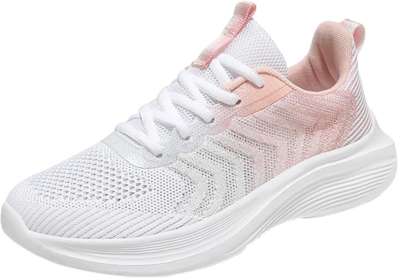 Womens Running Sneakers Breathable Lightweight Mesh Soft Sole Athletic Shoes Business Casual Non Slip Walking Sneakers