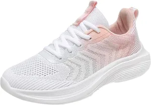 Womens Running Sneakers Breathable Lightweight Mesh Soft Sole Athletic Shoes Business Casual Non Slip Walking Sneakers