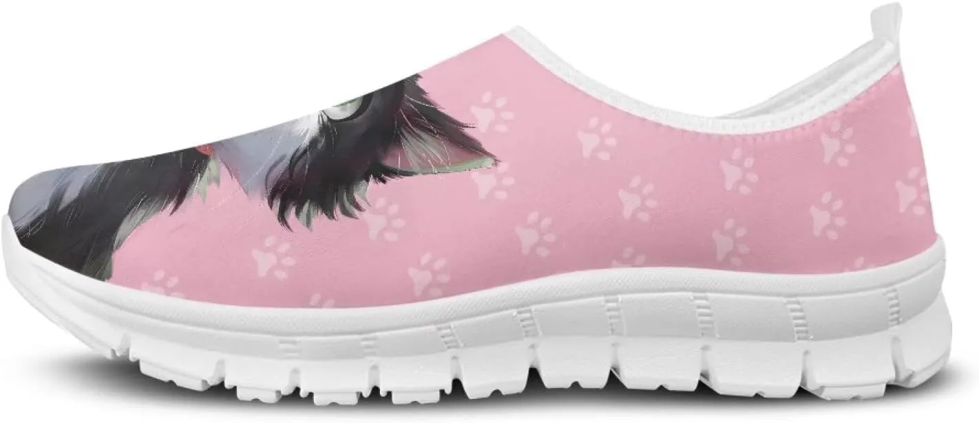 Womens Slip On Sneakers Trendy Casual Shoes for Women Non Slip Work Shoes