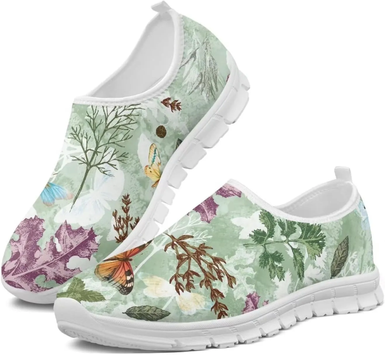 Womens Slip On Sneakers Trendy Casual Shoes for Women Non Slip Work Shoes